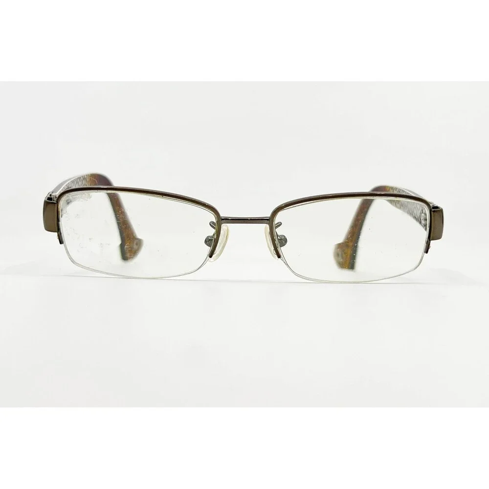 Coach Eyeglasses Women Dark Silver Black Rectangular HC 5027B Cecily 50-17-135